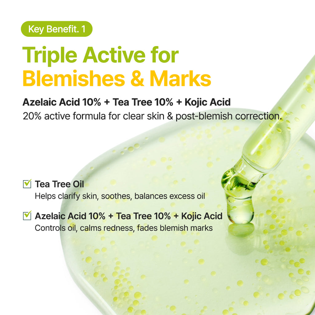 PURITO SEOUL — Azelaic Acid 10 Kojic Tea Tree Serum