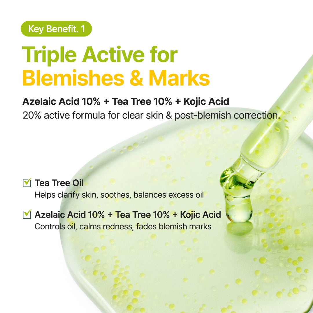 PURITO SEOUL — Azelaic Acid 10 Kojic Tea Tree Serum