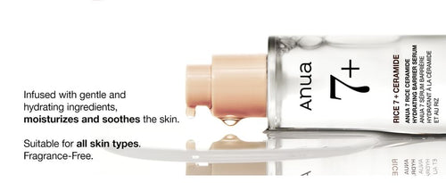 Anua - 7 + Rice Ceramide Hydrating Barrier Serum