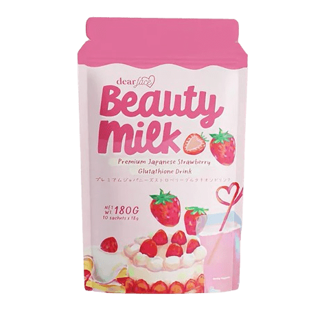 Dear Face — Beauty Milk Collagen Drink Strawberry