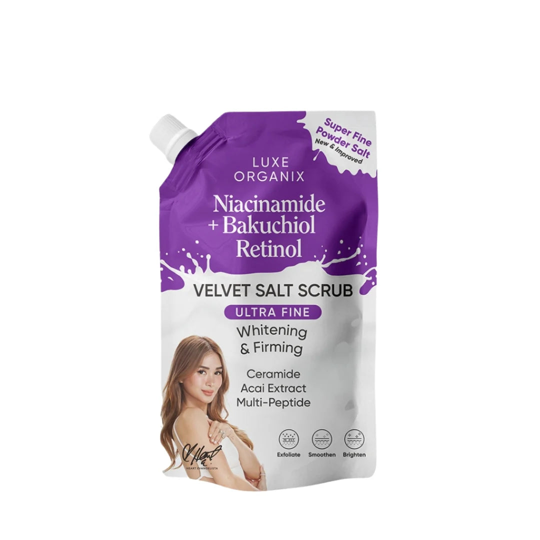 Luxe Organix — Niacinamide + Bakuchiol Retinol Velvet Salt